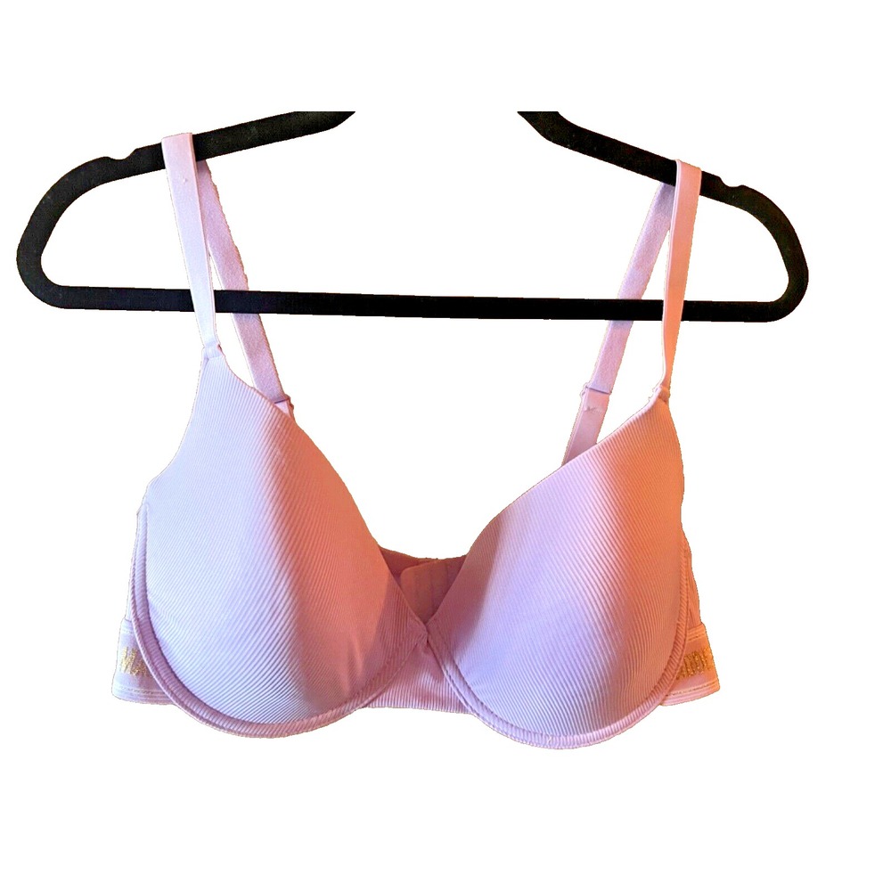 Steve Madden Bra 38 D 38D Pink Comfortable Wide Band Gently PreOwned‎